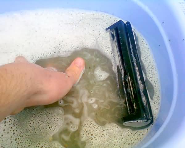 nettoyer filtre air bassine eau